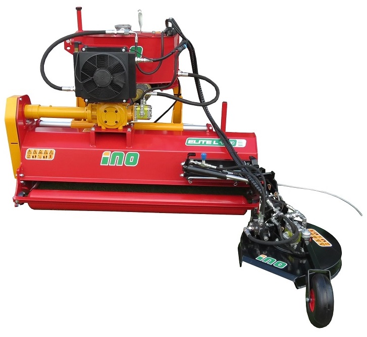 INO mulčovače bočné hydraulické rotačné kosy BD