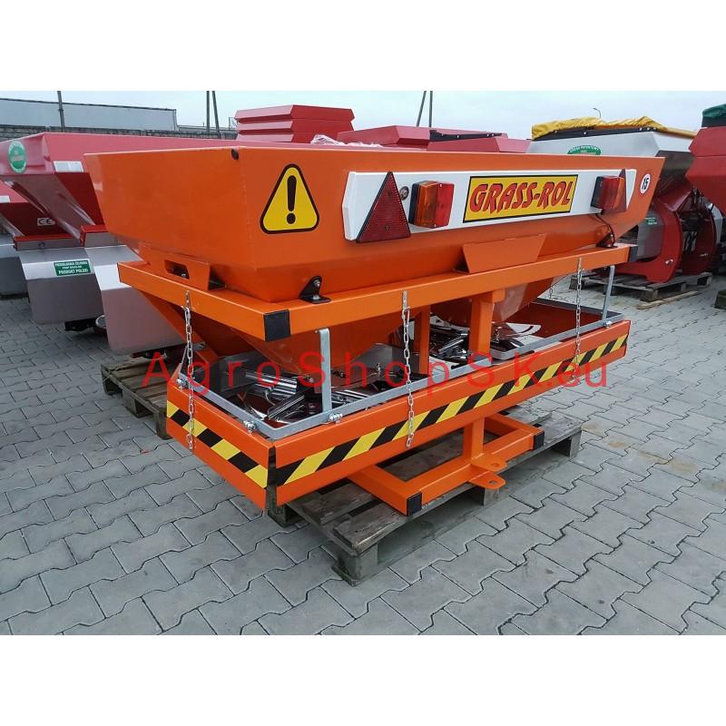 Dvojrotorový posýpač objem 1000L - ZDARMA: hydraulika, zakrývacia placha, osvetlenie