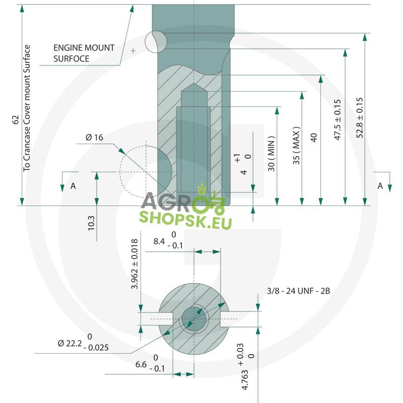 Loncin Motor LC1P61FA - 3,5 PS/ 2,6KW - 140cm3