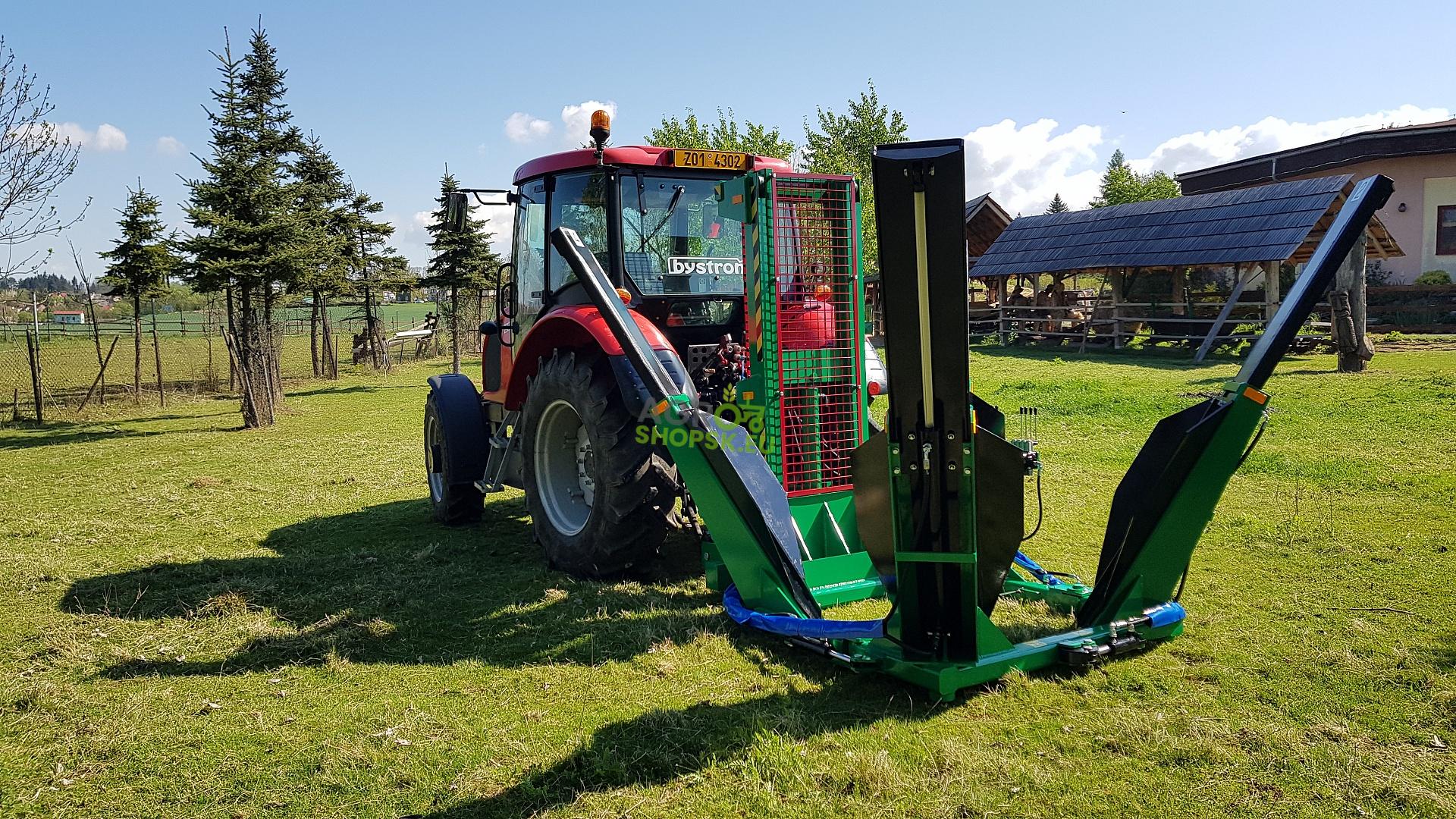 BYSTROŇ Presádzač stromov - Váha: 1200kg - 7 hydrualických funkcií - Hĺbka rytia: 800 - 1000mm