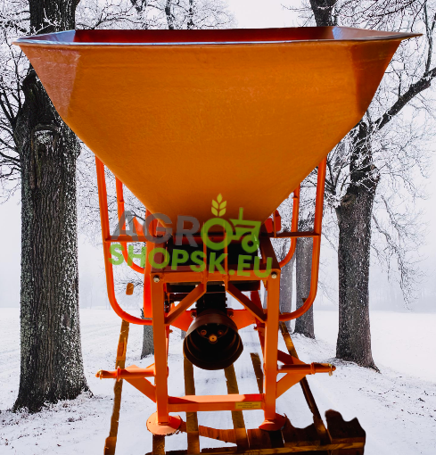 Pásový komunálny posýpač MOTYL 400l - Pohon kardanom- KARDAN ZDARMA - Diskový rozmetací systém