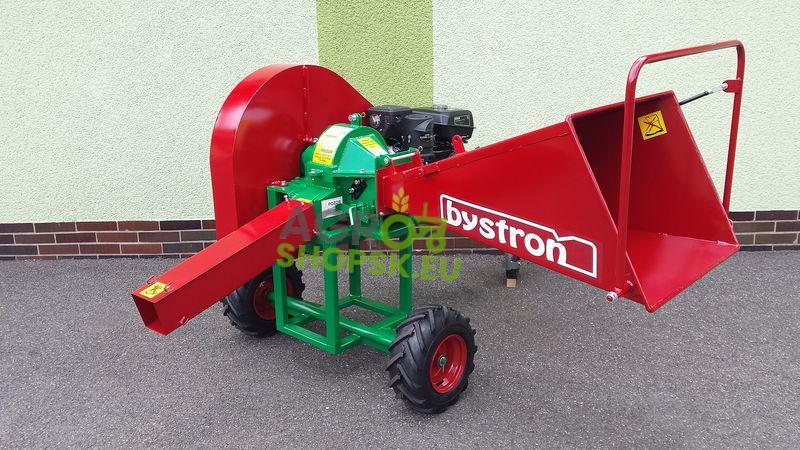 Štiepkovač PIRANA 14HP BYSTRON KOLESÁ 410x160 - so spaľovacím motorom - max. Ø7 cm