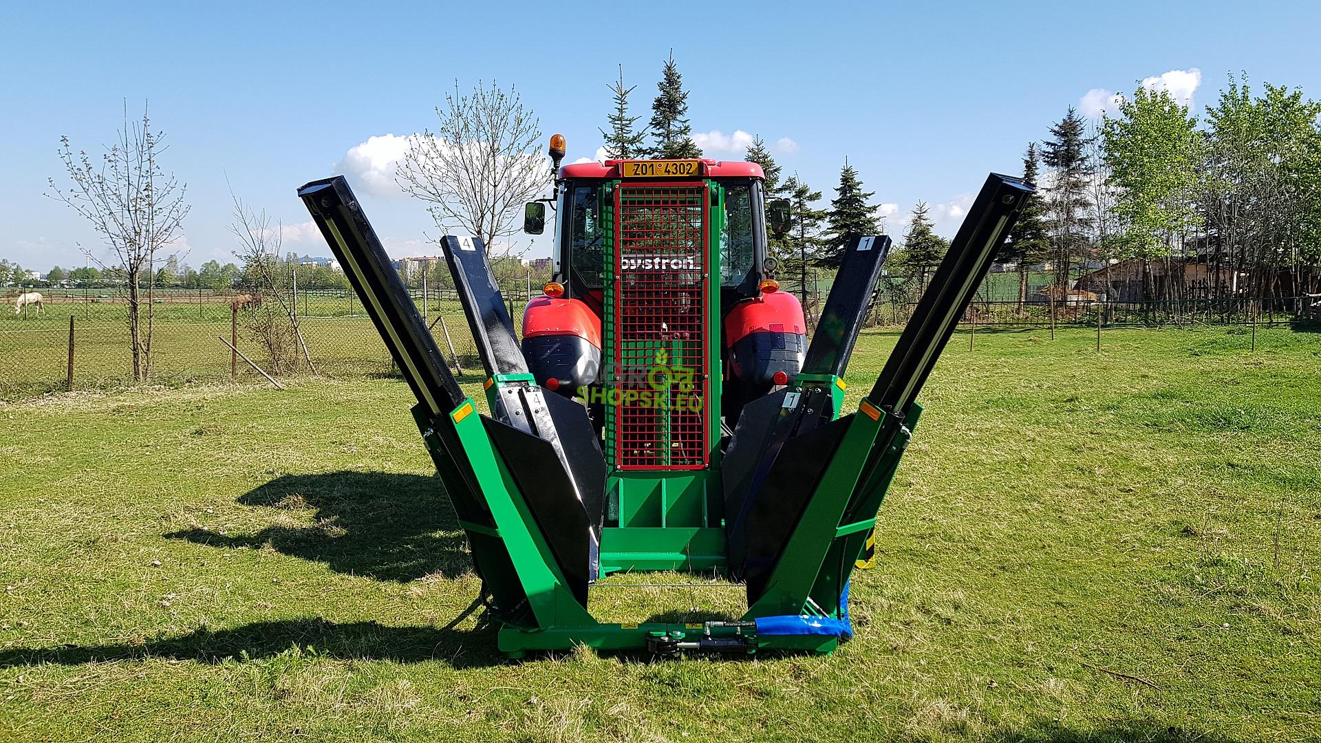 BYSTROŇ Presádzač stromov - Váha: 1200kg - 7 hydrualických funkcií - Hĺbka rytia: 800 - 1000mm