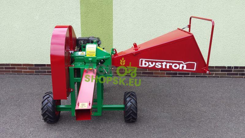 Štiepkovač PIRANA 14HP BYSTRON KOLESÁ 410x160 - so spaľovacím motorom - max. Ø7 cm