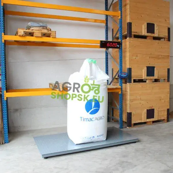 Plošinová váha 1,2m x 1,2m - Indikátor váženia: XK3 s režimom váženia zvierat - Nosnosť 2000kg