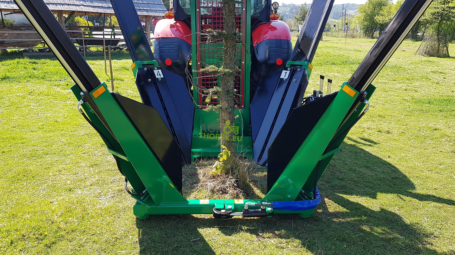 BYSTROŇ Presádzač stromov - Váha: 1200kg - 7 hydrualických funkcií - Hĺbka rytia: 800 - 1000mm