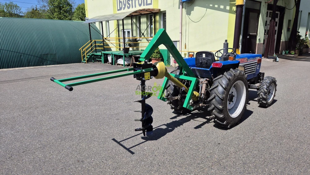 Pôdny traktorový vrták BYSTROŇ - ZA MALOTRAKTOR - Váha 180kg - Kardan ZDARMA
