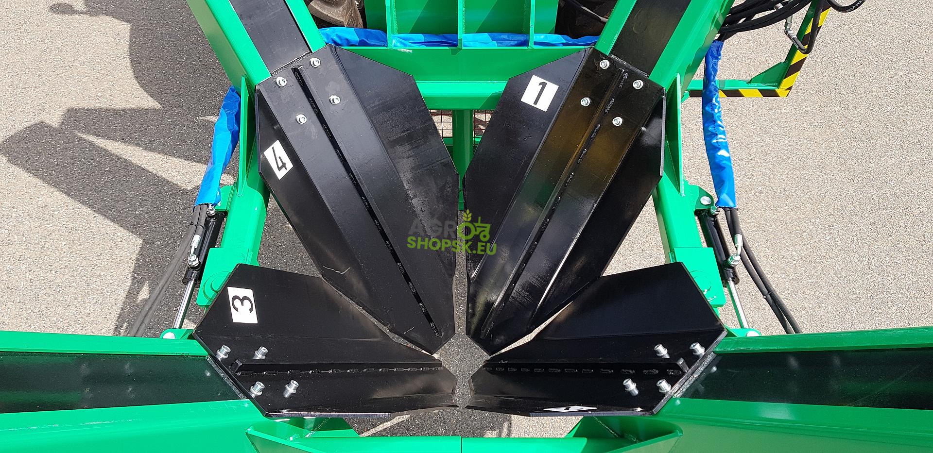 BYSTROŇ Presádzač stromov - Váha: 1200kg - 7 hydrualických funkcií - Hĺbka rytia: 800 - 1000mm