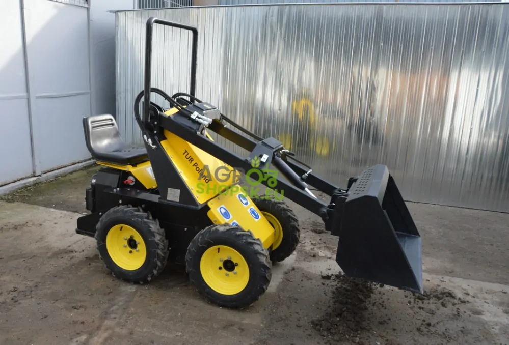 Mini nakladač TUR N520 14 HP elektrický štartér - Briggs & Stratton - Príplatkové pneu v cene 8:50 - 12
