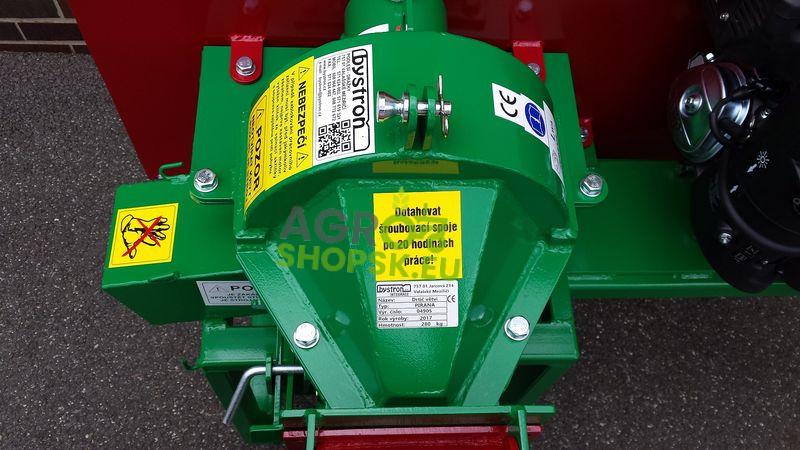 Štiepkovač PIRANA 14HP BYSTRON KOLESÁ 410x160 - so spaľovacím motorom - max. Ø7 cm