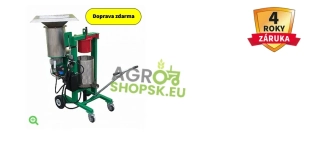 DRVIČ A LIS NA OVOCIE NEREZOVÝ - 1,5kW/230V - Tlak 3t - nerezový lisovací koš 30l - Štyri pojazdové kolesá  